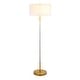 preview thumbnail 10 of 86, Simone 2-Light Floor Lamp with Fabric Shade