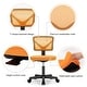 preview thumbnail 25 of 44, Office Computer Desk Chair with Wheels, Ergonomic Low-Back Mesh Rolling Work Swivel Chairs, Armless Comfortable Lumbar Support