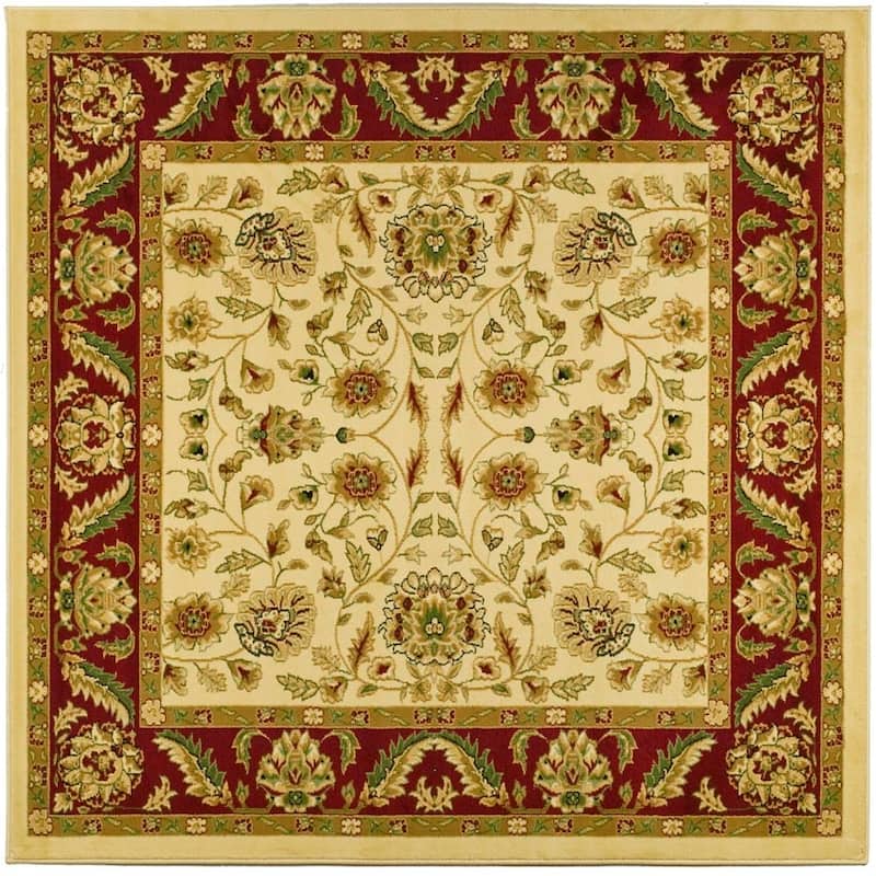 SAFAVIEH Lyndhurst Soultana Traditional Oriental Rug - 8' Square - Ivory/Red