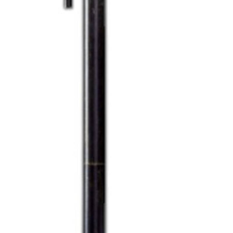 Metal Floor Lamp with White Fabric Cylinder Shade Pull Chain - 13” x 13” x 60.5” (D x W x H)