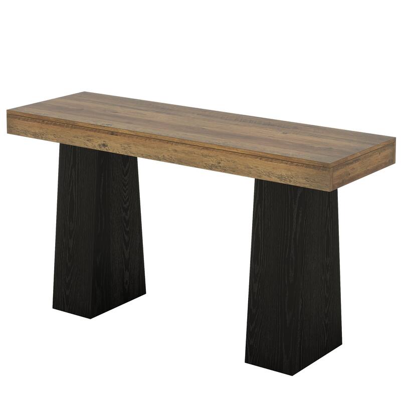 Home Bar Table Counter Height Pub Table for Kitchen, Bistro