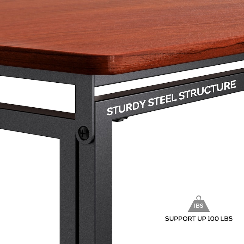 Eureka Ergonomic 43" Folding Desk Home Office Writing Desk