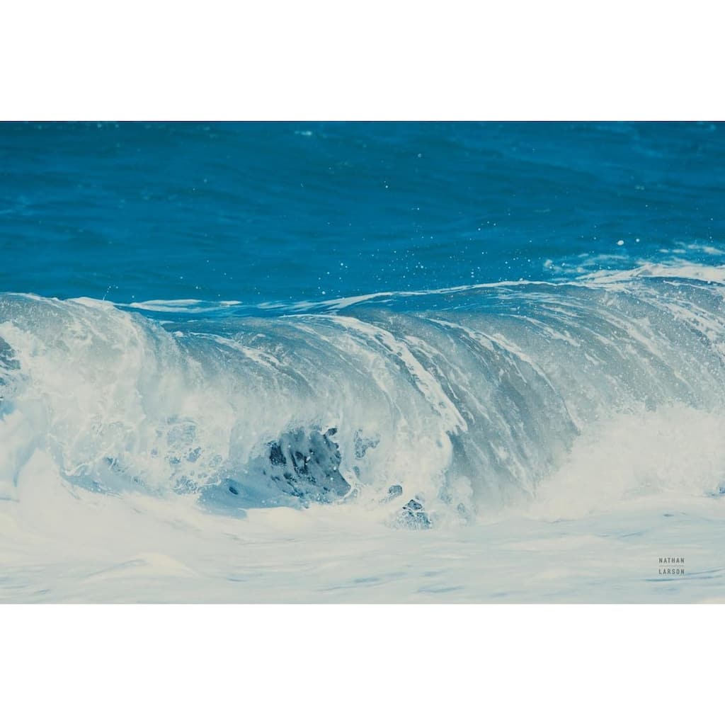 Lost Coast Waves II Art Poster - Print On Demand