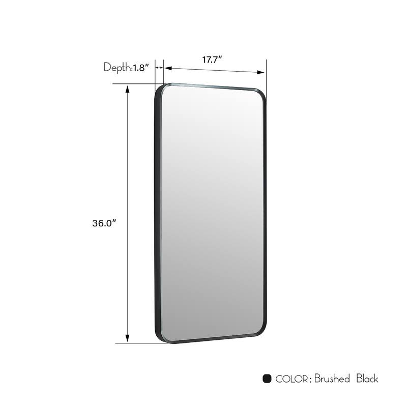 Vinnova Mutriku Rectangle Metal Wall Mirror