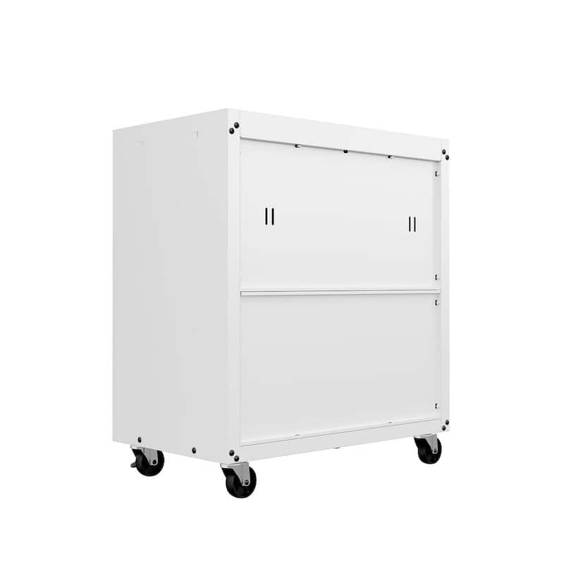 Fortress 31.5" Mobile Garage Chest with Drawers