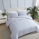 preview thumbnail 2 of 4, Nautica Woodblock Fish Cotton Reversible Blue Duvet Cover Set