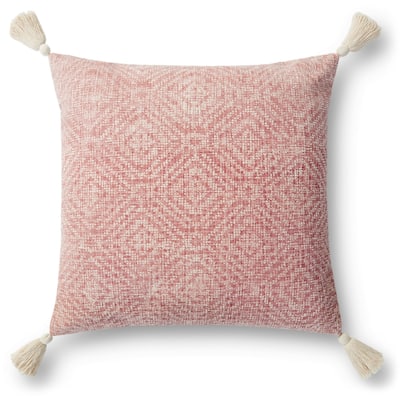 Alexander Home Distressed Tribal Diamond Tassel Pillow