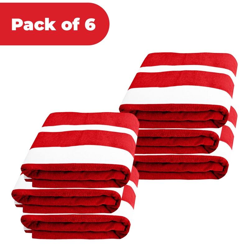 Superior Cabana Cotton Towel/ Chaise Lounge Chair Cover