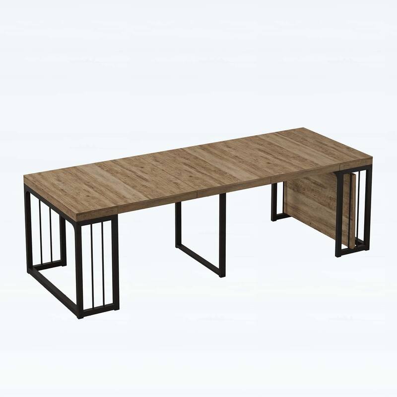 Space-Saving Wood Dining Table for Kitchen/Dining Room/Living Room