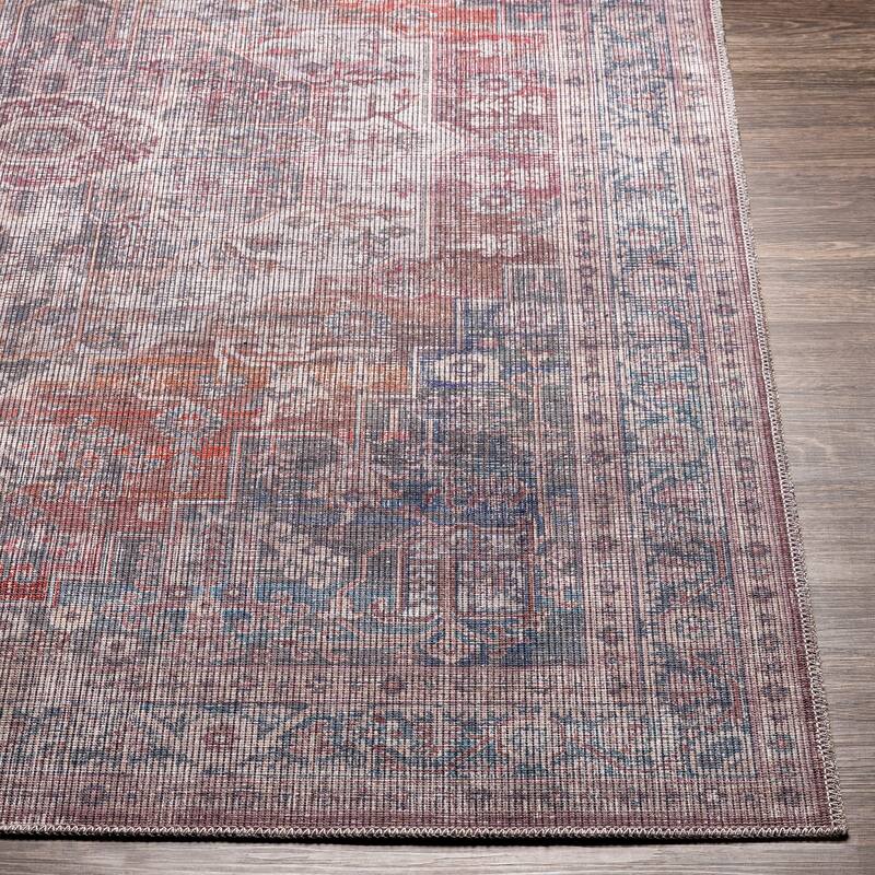 Artistic Weavers Arguss Vintage Medallion Printed Machine Washable Area Rug