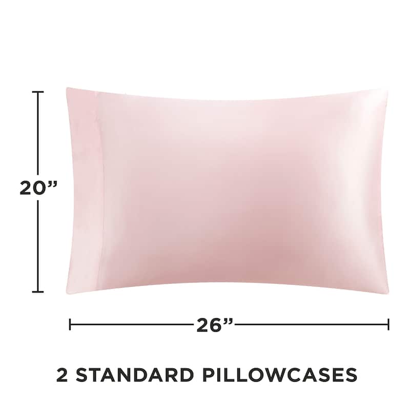 Juicy Couture Silky Satin Pillow Cases