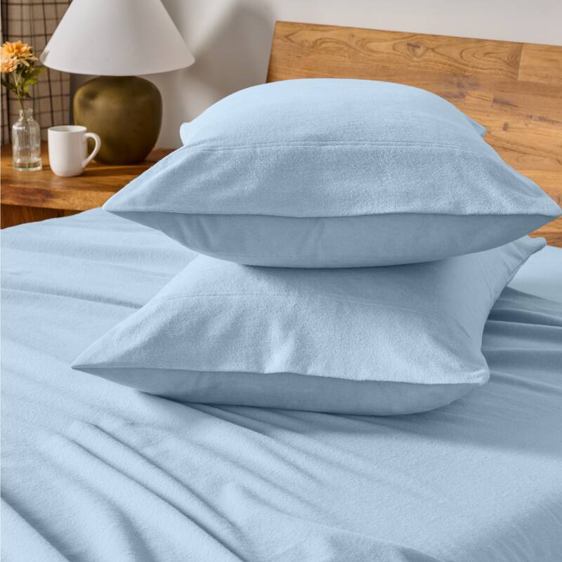Bare Home Cotton Flannel Pillowcases (Set of 2)