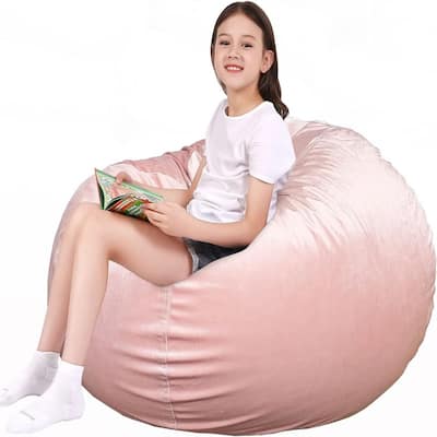 Velvet Bean Bag Chair Cover (No Beans) X-Large