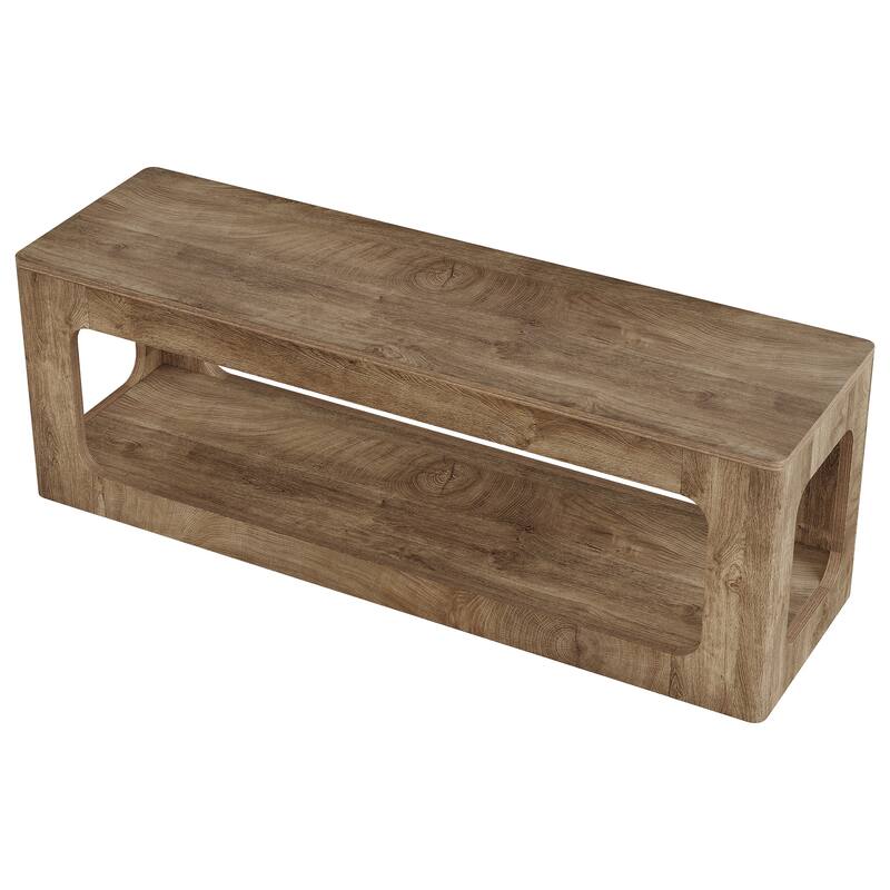 63" TV Stand with Storage, Entertainment Center Television Media Console Table for 55/60/65/75-Inch TVs Living Room Bedroom