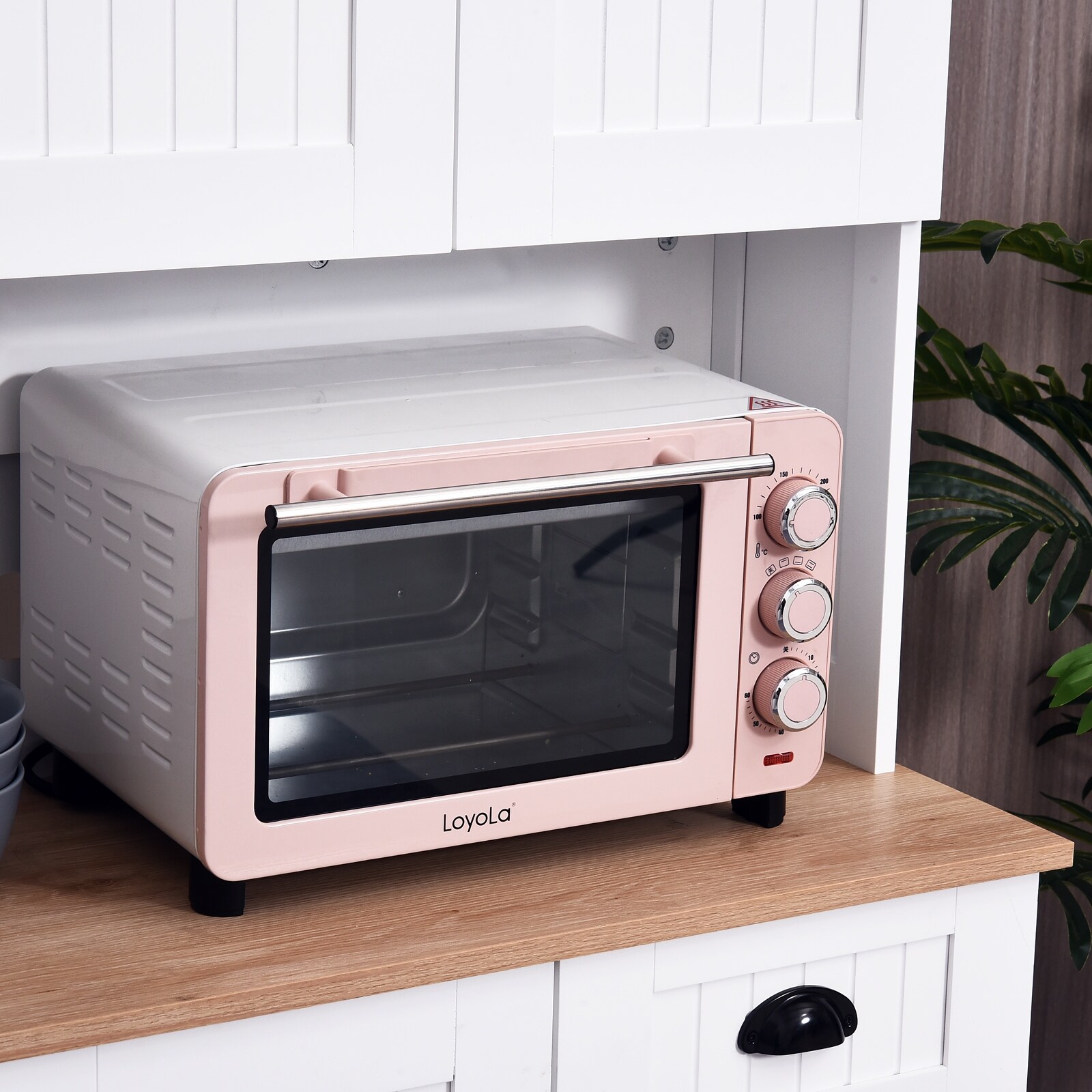 Homcom 71 Wood Kitchen Pantry Storage Cabinet Microwave Oven Stand With Storage White Oak Grain Overstock 31486110