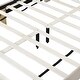 preview thumbnail 53 of 56, 4 Pcs Bedroom Sets Platform Bed with 2 Nightstands and Storage