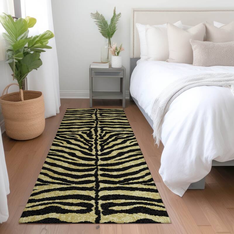 Premium Washable Super Soft Animal Print Mayfield Rug - Gilded - 2' 3" x 7' 6" - Runner