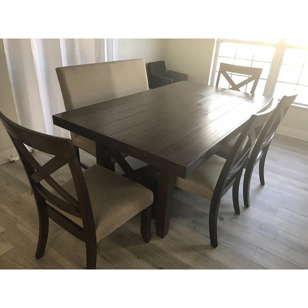 Picket House Furnishings Francis 6pc Dining Set Table 4 X Back Picket House Furnishings Francis 6pc Dining Set Table 4 X Back Chairs Fabric Bench Free Shipping Today 12821372