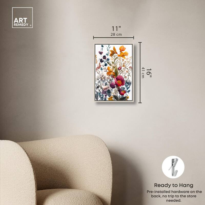 Iris Indigo II Canvas by Art Remedy