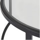 preview thumbnail 3 of 4, Uttermost 25190 Rhea 42" Diameter Iron and Tempered Glass Nesting