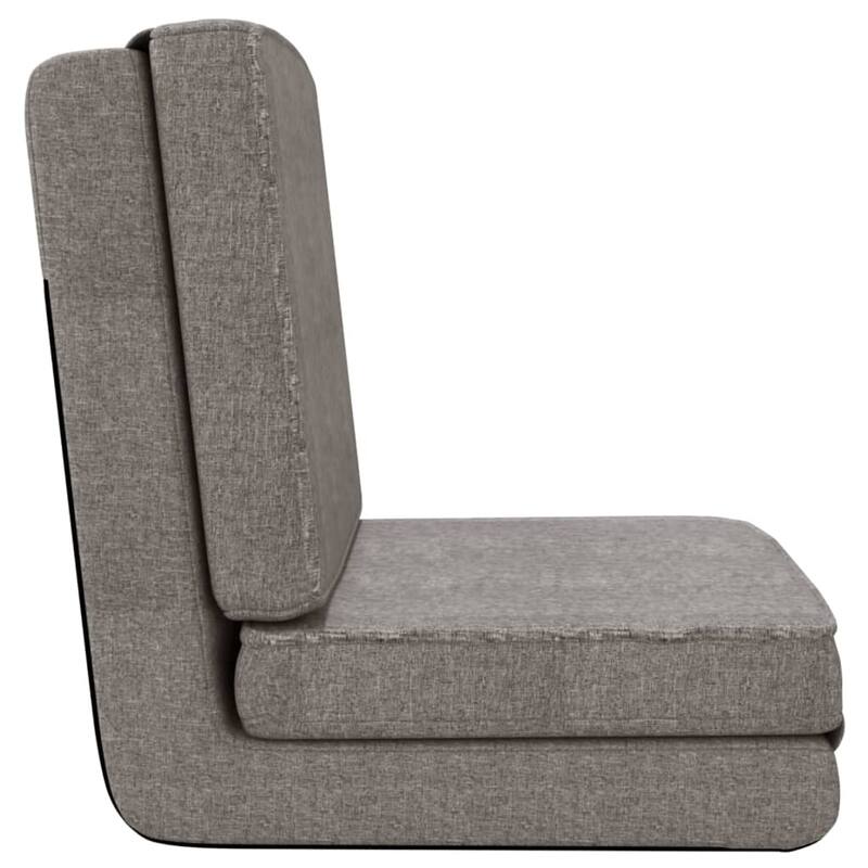 vidaXL Floor Chair Lounge Chaise Lounge Folding Floor Lounger Faux Leather