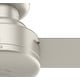 preview thumbnail 8 of 12, Hunter Presto Flush Mount Ceiling Fan w/ Wall Control - Contemporary, Industrial, Scandinavian - LOW PROFILE!