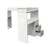 preview thumbnail 7 of 5, Contemporary Design Twin Over Twin Bunk Bed with Built-in Desk, Sturdy Construction & Safety Guaranteed, White