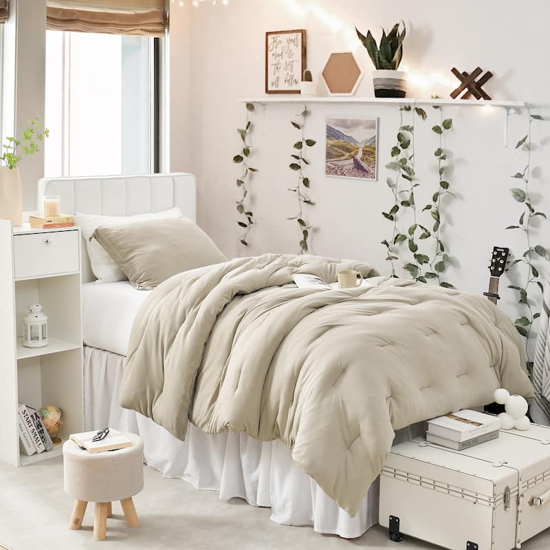 Summertime Thick® - Coma Inducer Oversized Comforter Set - Island Taupe - Twin XL