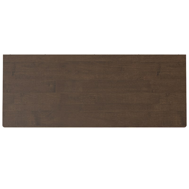 WYNDENHALL Pearson SOLID HARDWOOD 38" Wide Rectangle Modern 2 Door Sideboard Buffet/Storage Cabinet in Walnut Brown