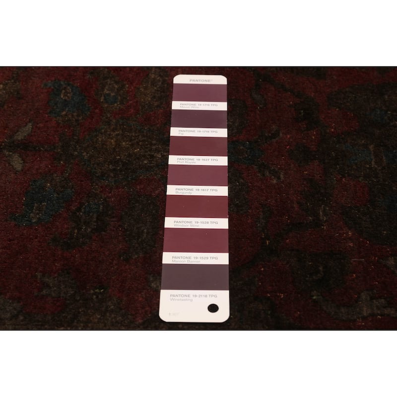 ECARPETGALLERY Hand-knotted Vibrance Red Wool Rug - 6'1 x 8'4