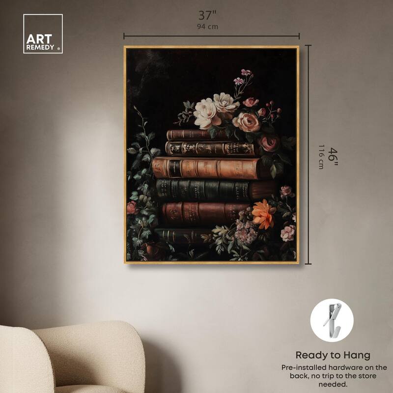 Stacked Wisdom Canvas by Art Remedy