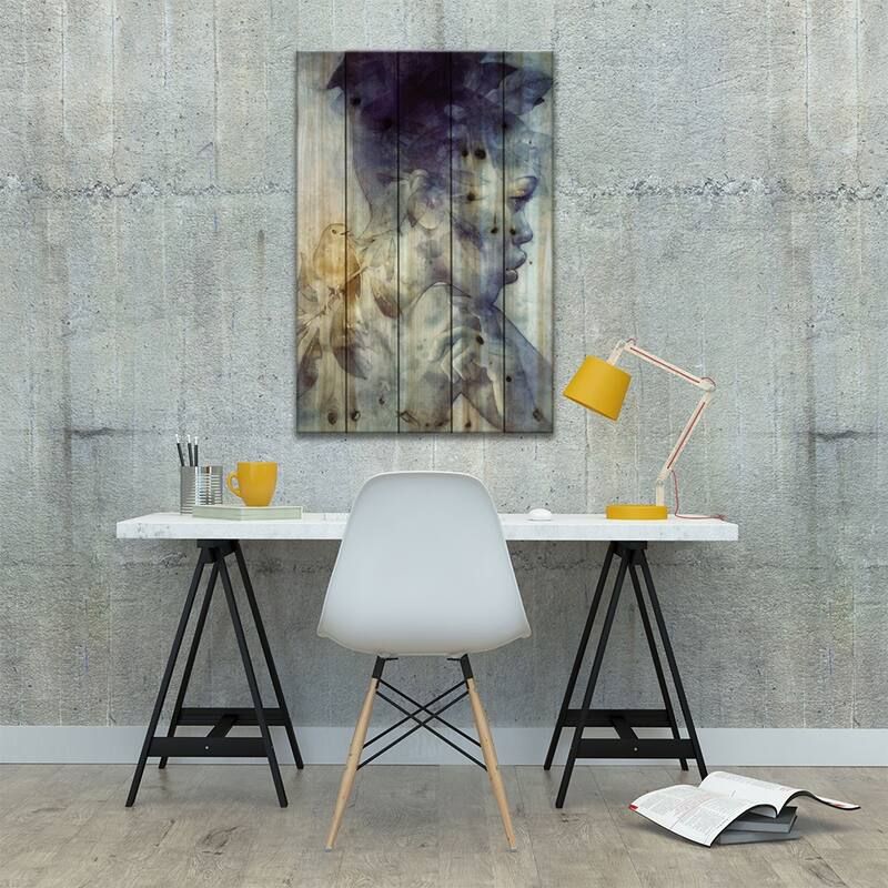 Midas Print On Wood by Anna Dittmann - Multi-Color