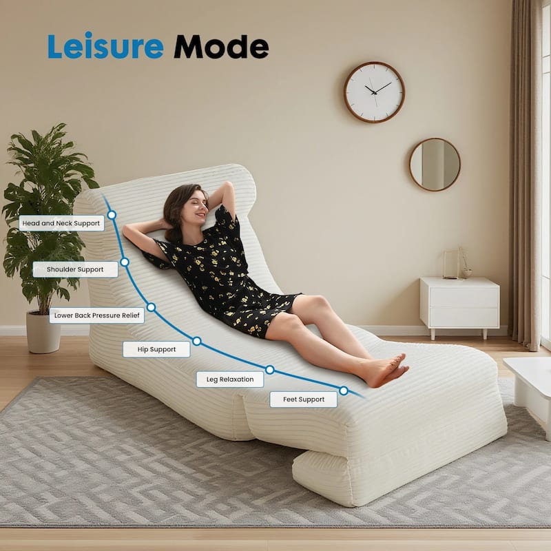 Folding Sofa Bed, Convertible Sleeper Chair, Foldable Mattress, Portable Fold Out Chair Bed Comfy Floor Sofa Lounge