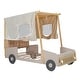 preview thumbnail 15 of 13, Wood Car Bed with LED Lights and Pillow, Twin Size, Natural Finish