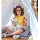 preview thumbnail 5 of 4, DolliBu White Squirrel Monkey Unicorn Plush Stuffed Animal with Outfit - 12.5 inches