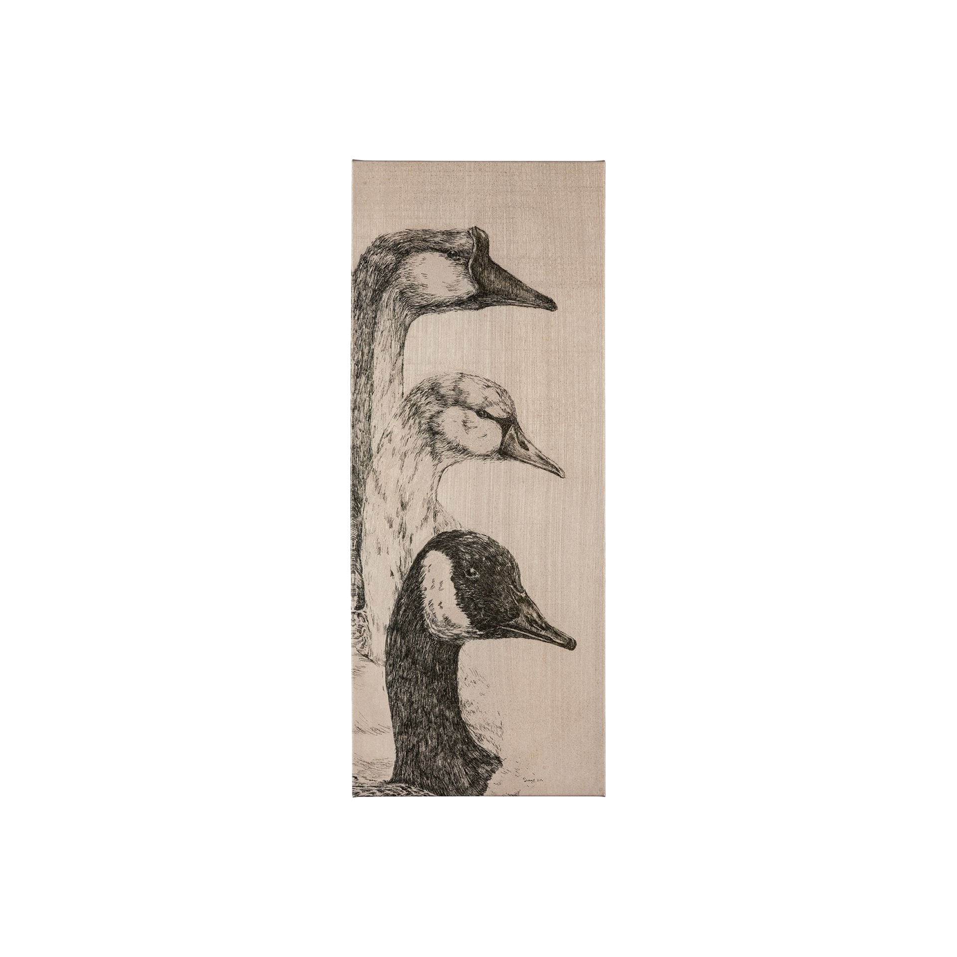 Mercana Three is a Crowd II (16 x 40) Canvas Art Print