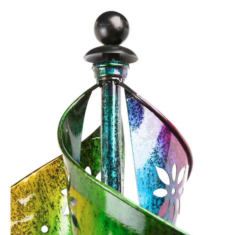 90 in. H Wind Spinner, Floral Lemniscate