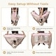 preview thumbnail 25 of 28, Costway Portable Baby Playard Nursery Center Crib with Hanging Toys & - See Details