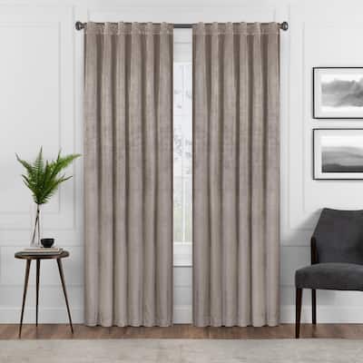 Eclipse Harper Velvet Absolute Zero Blackout Window Panel