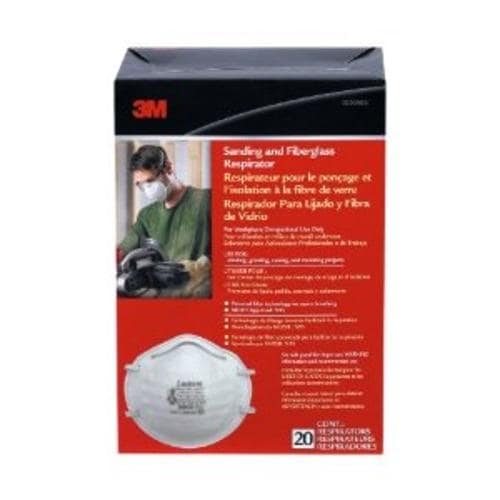 3m 20-pack disposable sanding and fiberglass safety mask 3m 20-pack disposable sanding and fiberglass safety mask