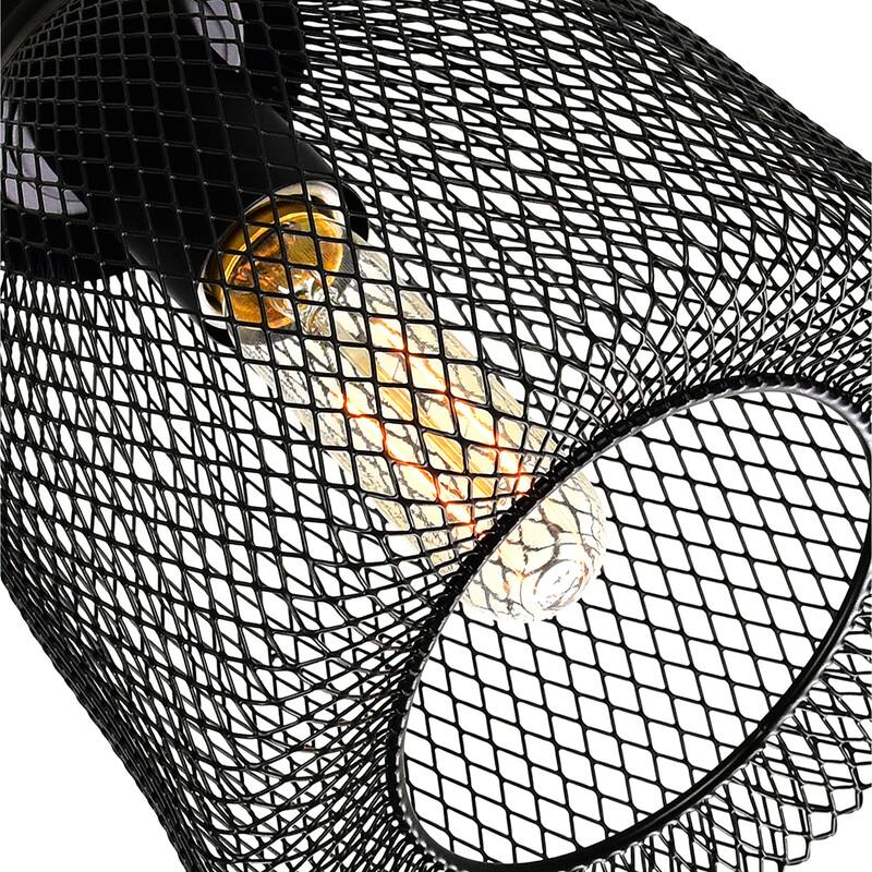 Drea 1 Light Down Mini Pendant With Black Finish