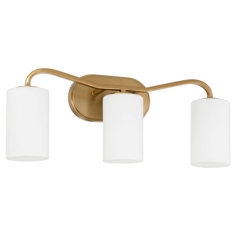 Quorum International 5307-3 Rutherford 3 Light 23" Wide Vanity Light - Brushed Brass