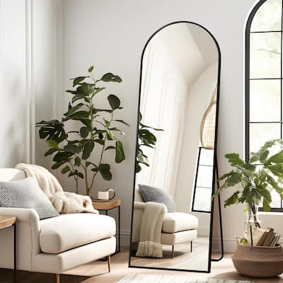 Arched Modern Full-Length Floor Mirror - 64*21