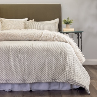Georgia, Reversible, Natural, Duvet Cover Set