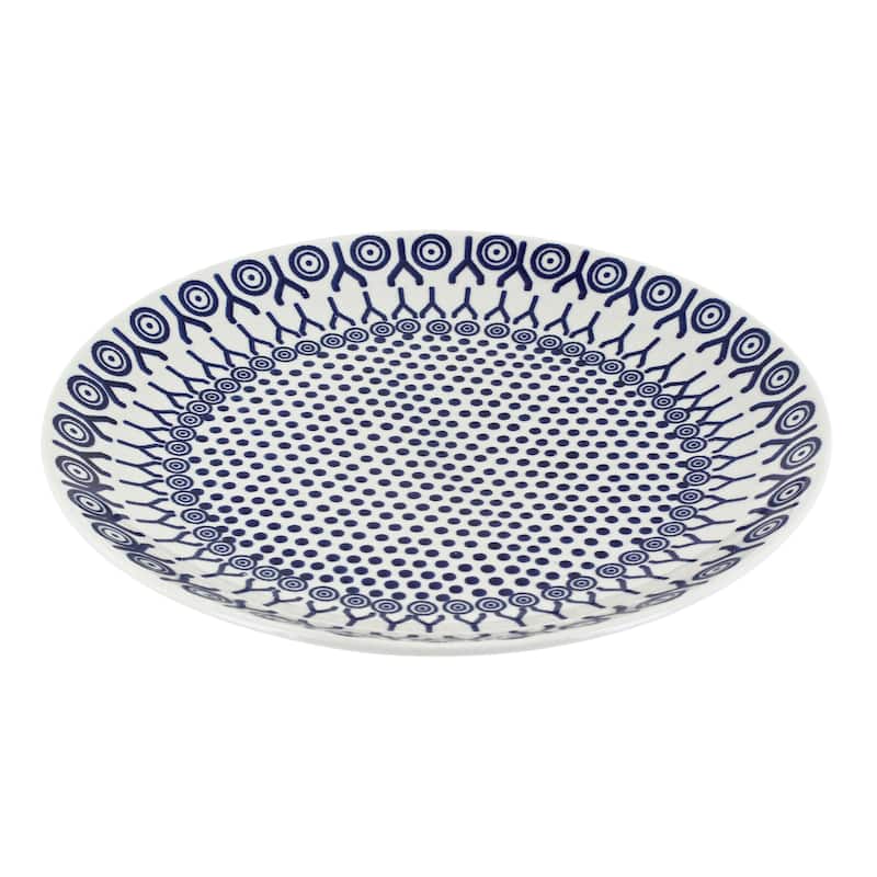 Blue Rose Polish Pottery Manufaktura Dinner Plate