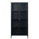 preview thumbnail 18 of 25, Rye Studio Cairyn Modern Glass and Metal Cabinet