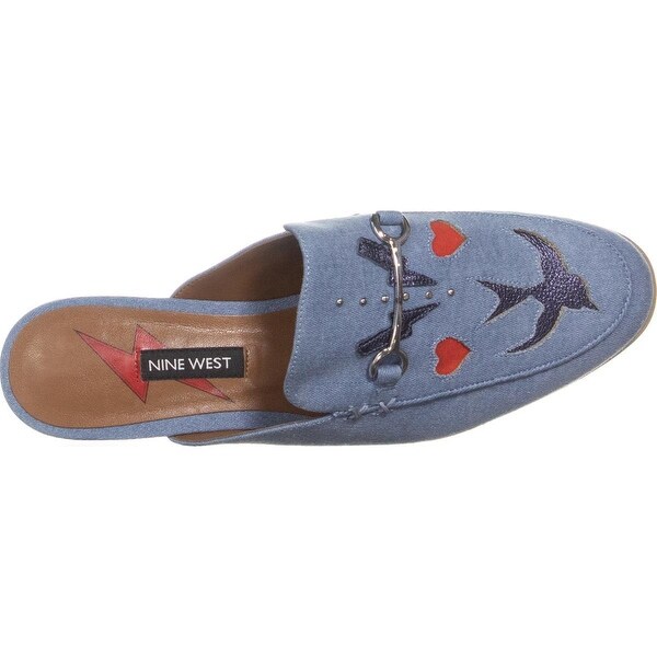 nine west flat mules