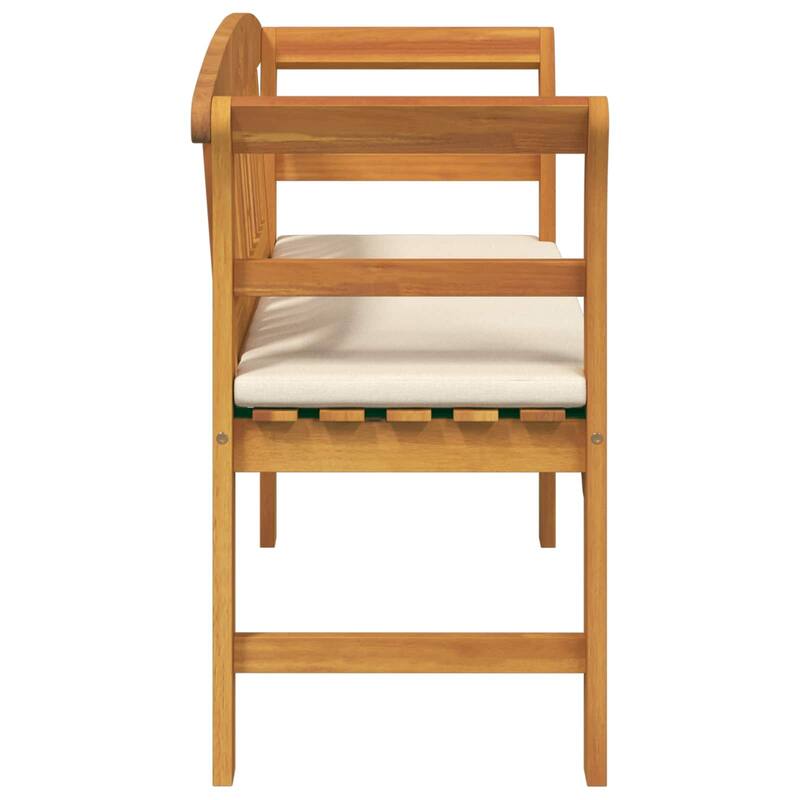 vidaXL Rose Bench Natural in Solid Acacia Wood