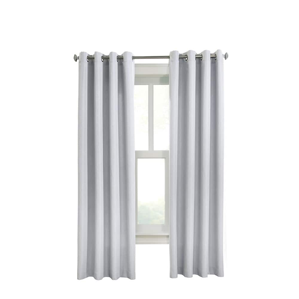 Margaret Richly Textured Woven Grommet Curtain Panel by Habitat