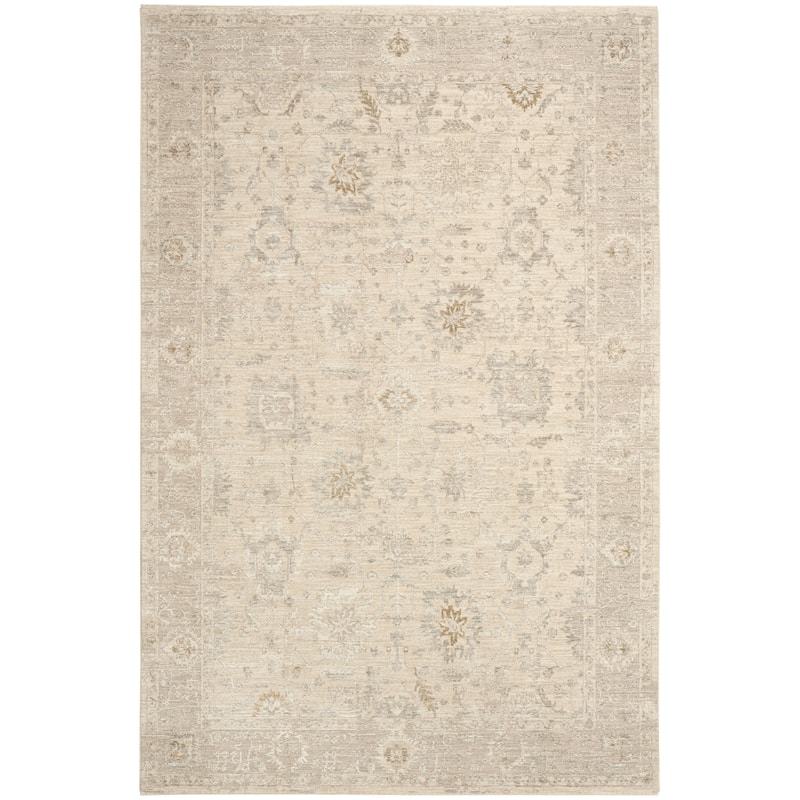 Nourison Moonlit Vintage Indoor Rug - Ivory Grey - 5'3" x 7'6"